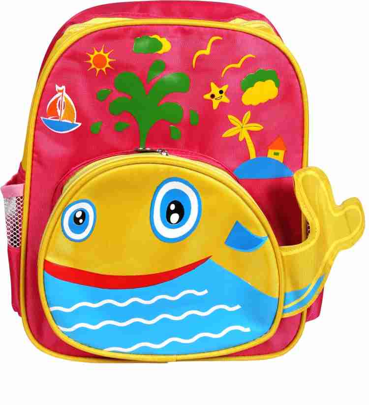 HUENISH Fish kids School Bag - Red ( IT N - 042 ) 10 L Backpack Red - Price  in India