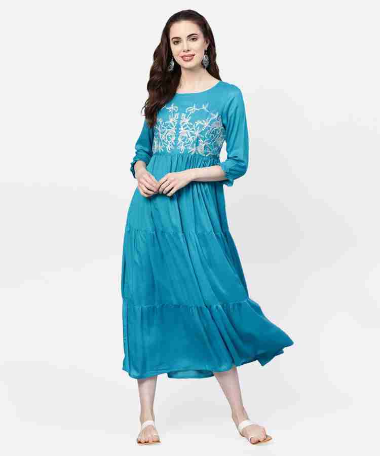 Flipkart blue kurti best sale