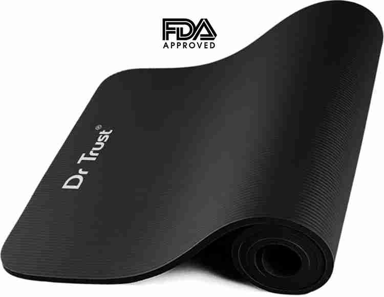 Dr. Trust USA EcoFriendly Exercise Gym mats For Men Women With Carrying Cover Bag Strap Black 12 mm Yoga Mat Buy Dr. Trust USA EcoFriendly Exercise Gym mats For Men