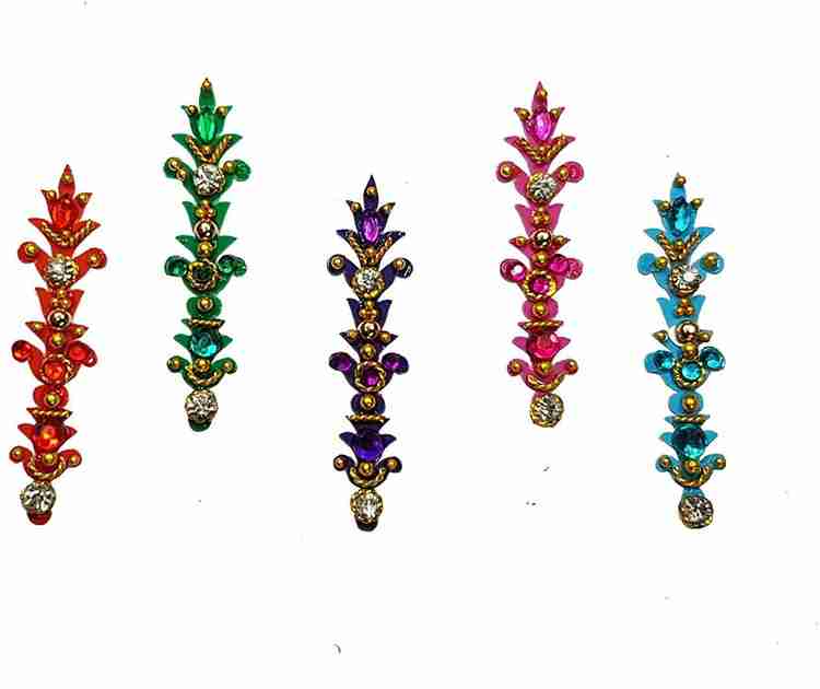 Comet Busters Indian Tradional Designer Bindi for Women Ladies Brides Girls wedding parties Multicolor Bindis Price in India Buy Comet Busters Indian Tradional Designer Bindi for Women Ladies Brides G...