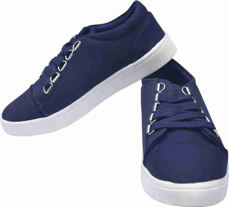 Womens navy blue casual shoes cheap