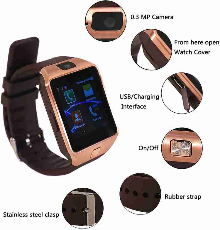 Wifton DZ09 Bluetooth Smartwatch Phone Smartwatch Price in India Buy Wifton DZ09 Bluetooth Smartwatch Phone Smartwatch online at Flipkart