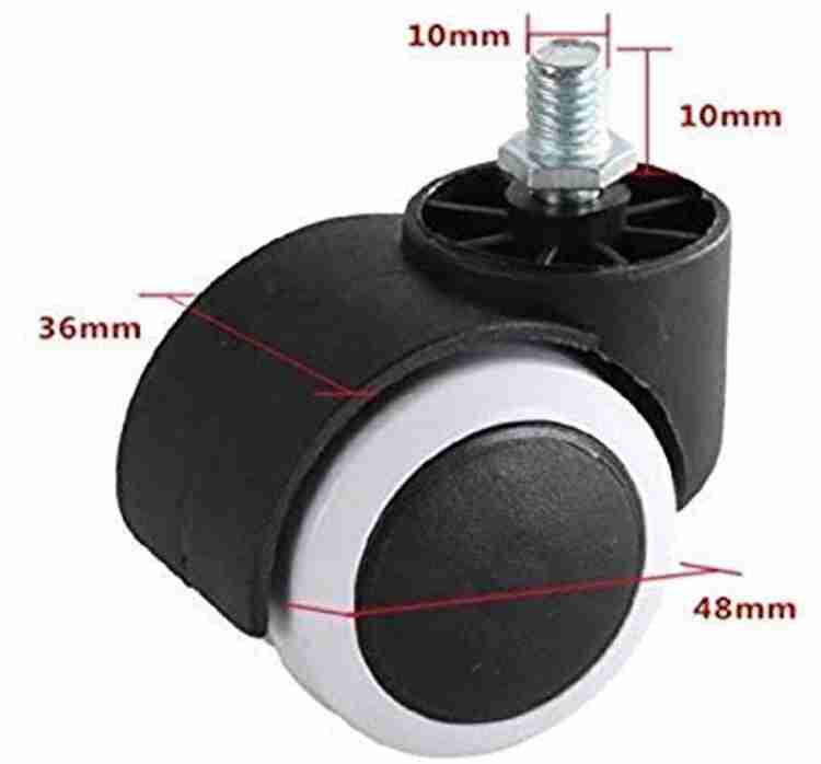 Revolving chair best sale wheel price