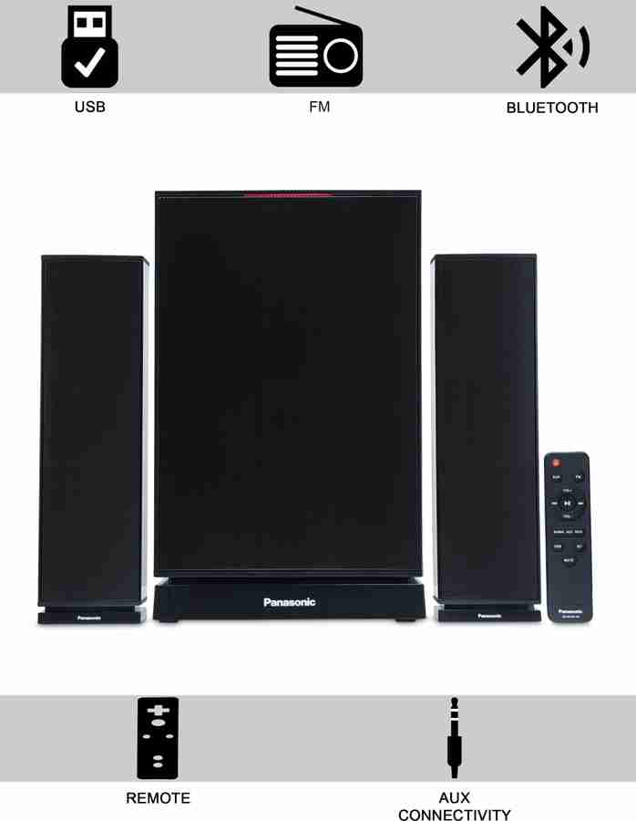 Panasonic SC HT30GW K 80 W Bluetooth Home Theatre
