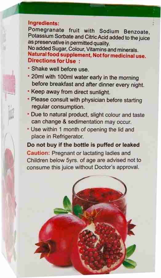 Fresh pomegranate juice benefits new arrivals