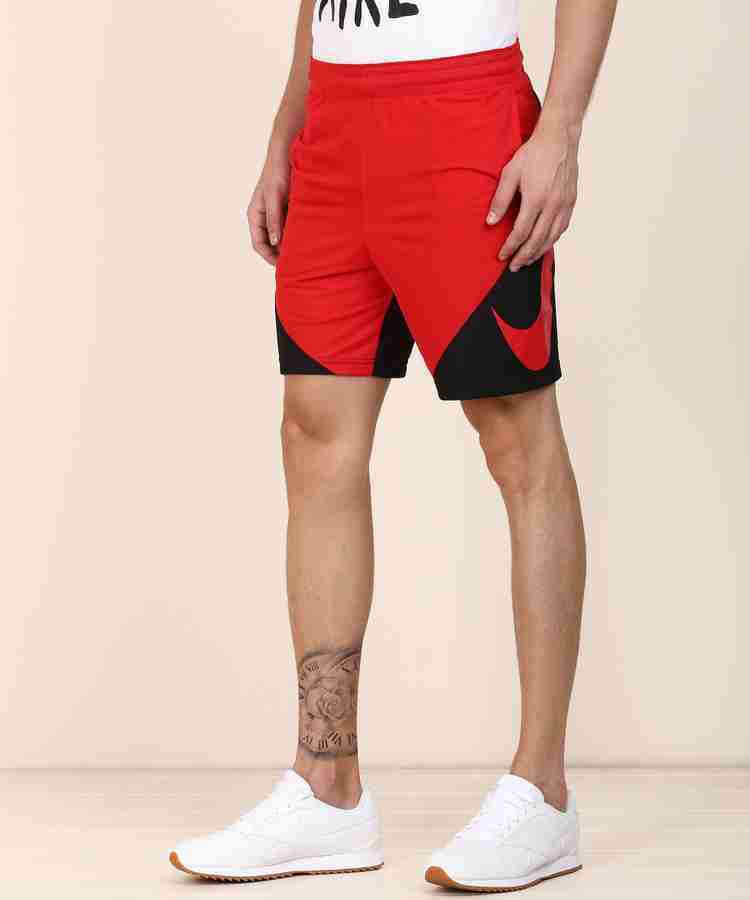Nike dri fit shorts red hot sale