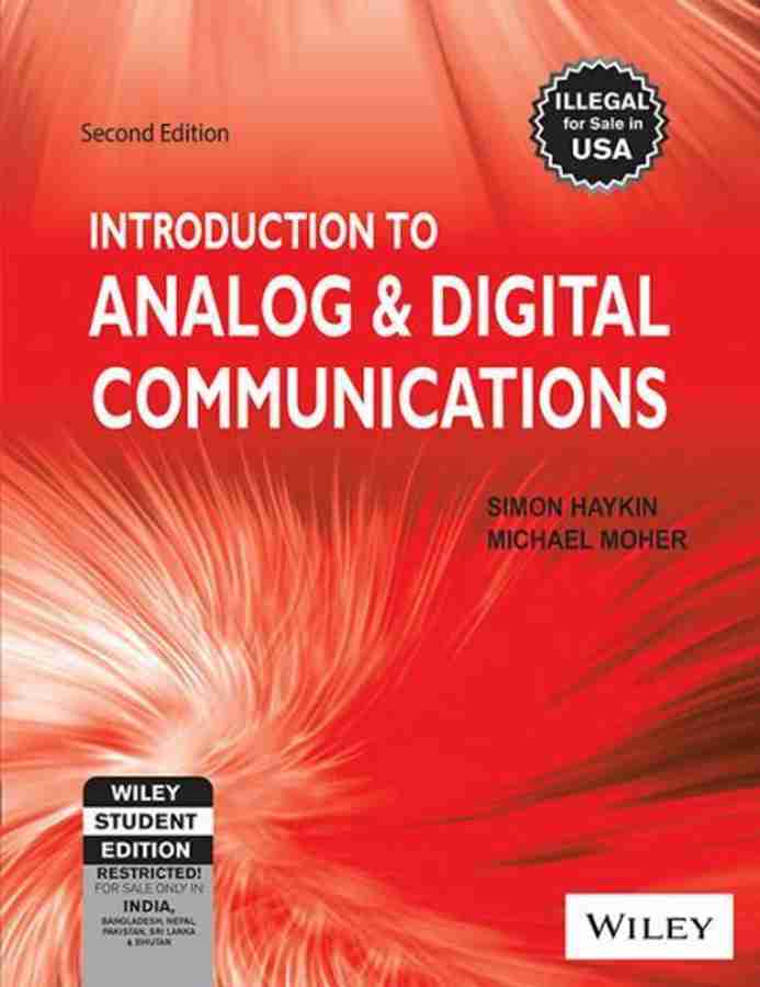 Introduction to Analog and Digital Communications: Buy 