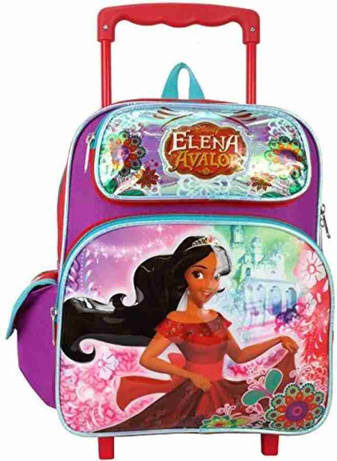 DISNEY Princess Elena of Avalor Toddler Mini 12 Rolling Backpack 2.5 L Trolley Backpack Red Price in India Flipkart