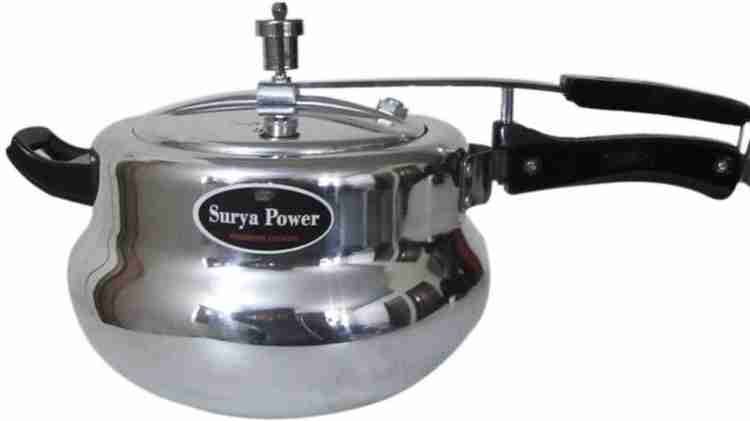 SURYA POWER 5 L Inner Lid Pressure Cooker Price in India Buy SURYA POWER 5 L Inner Lid Pressure Cooker online at Flipkart