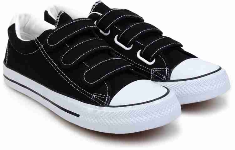 Canvas shoes sales with velcro