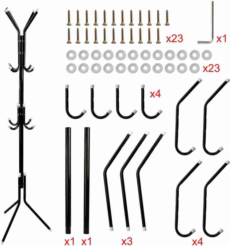 Liberty FBHDCH6-WSE 26 1/2 6 Scroll Hook Coat/Hat Rail White