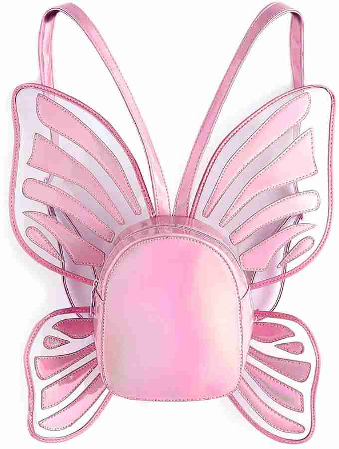 ShopNGift Girls Backpacks Leather Butterfly Wing Backpack Schoolbags Mini Bag 1 L Backpack pink Price in India Flipkart