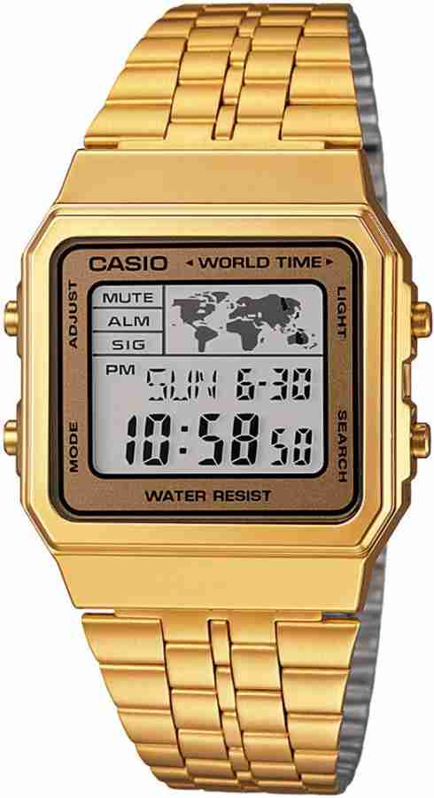 Fashion reloj casio original dorado