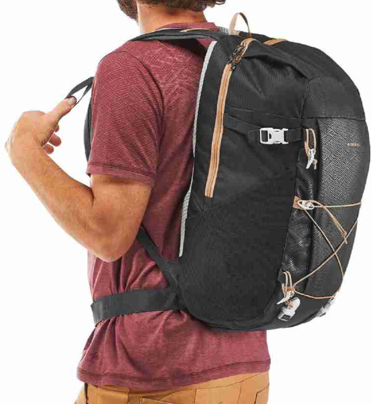 Flipkart QUECHUA by Decathlon HIKING BACKPACK 30L NH100 BLACK Backpack Backpack