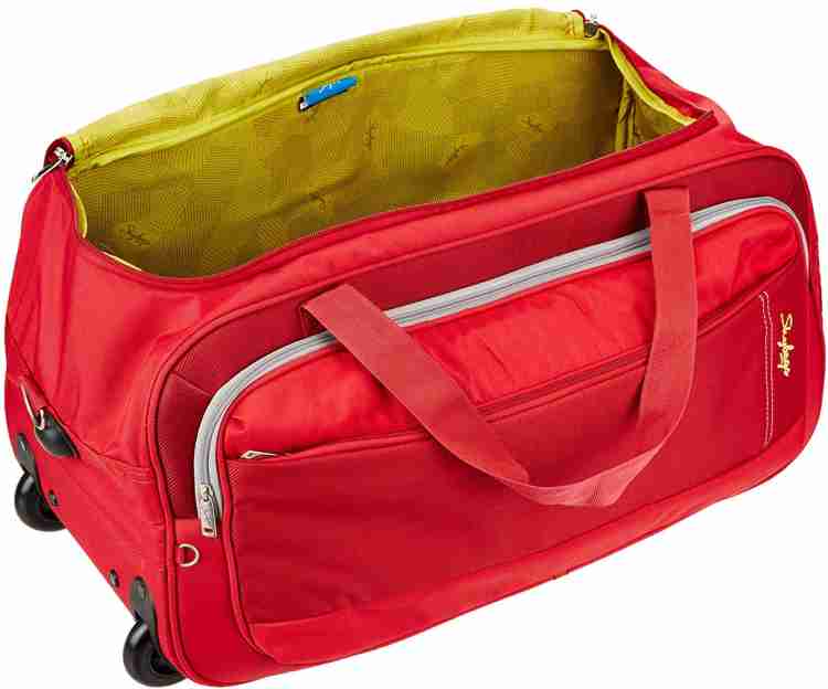 SKYBAGS CARDIFF DUFFLE TROLLY 52 RED Duffel Without Wheels Red Price in India Flipkart