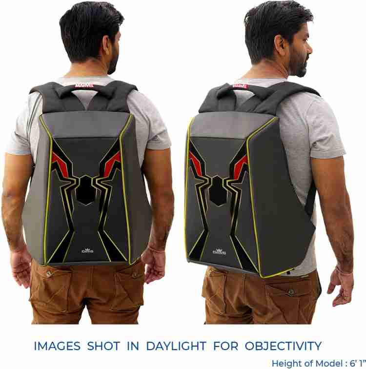 GODS Marvel Avengers Exclusive Iron Spider Man Ghost 22 L Laptop Backpack Black Price in India Flipkart