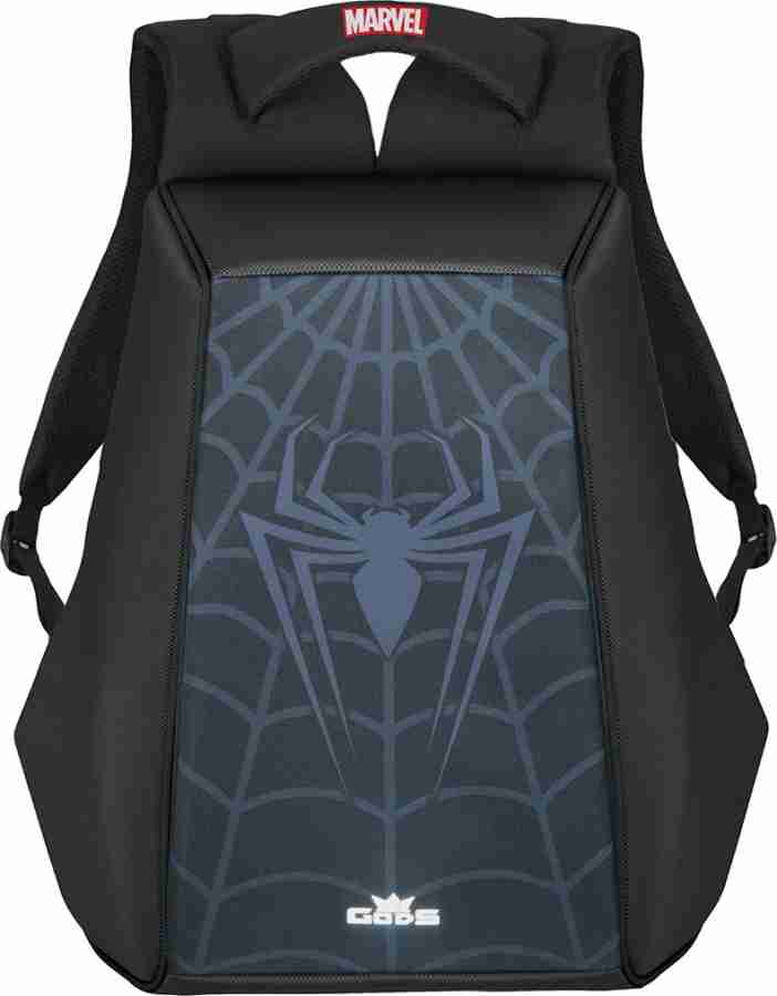 GODS Marvel Avengers Exclusive Spider Man Ghost 22 L Laptop Backpack Grey Price in India Flipkart