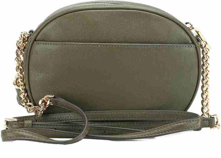MICHAEL KORS Green Sling Bag 30H6GGNM2L OLIVE Price in India