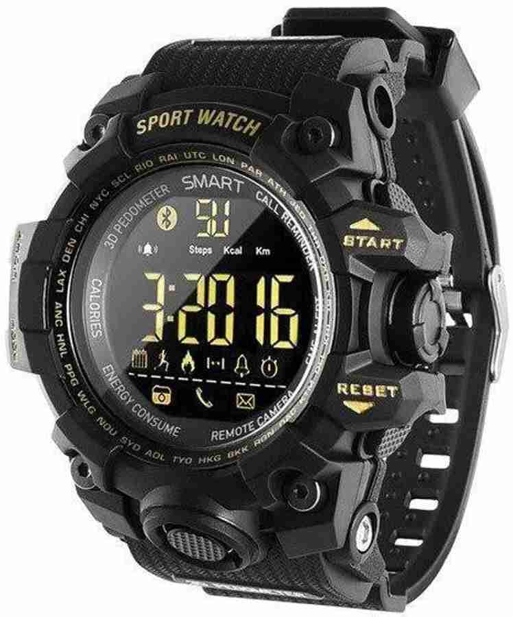 Hoteon EX16S Rugged Sports Smart Black Smartwatch Price in India
