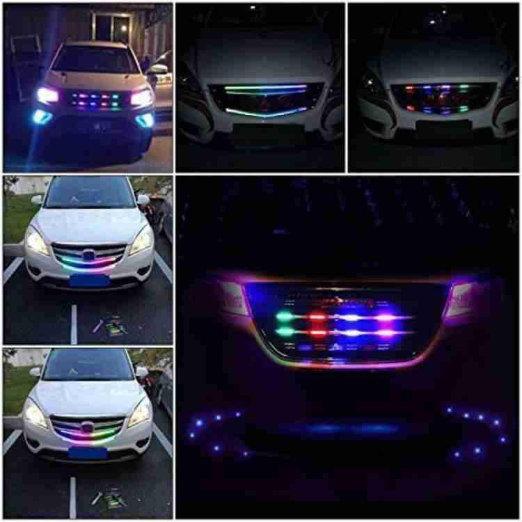 THE. Universal Car RGB LED Strip Lighting Bars Flexible Front