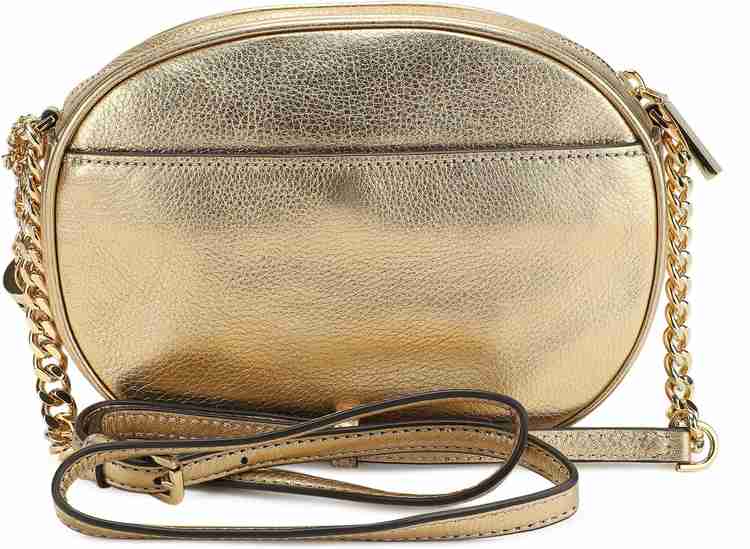 MICHAEL KORS Gold Sling Bag 30S7MGNM2K PALE GOLD Price in India Flipkart