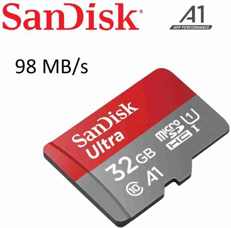 Carte mémoire microSD HC 32GO sandisk ultra classe 10 98mb/s