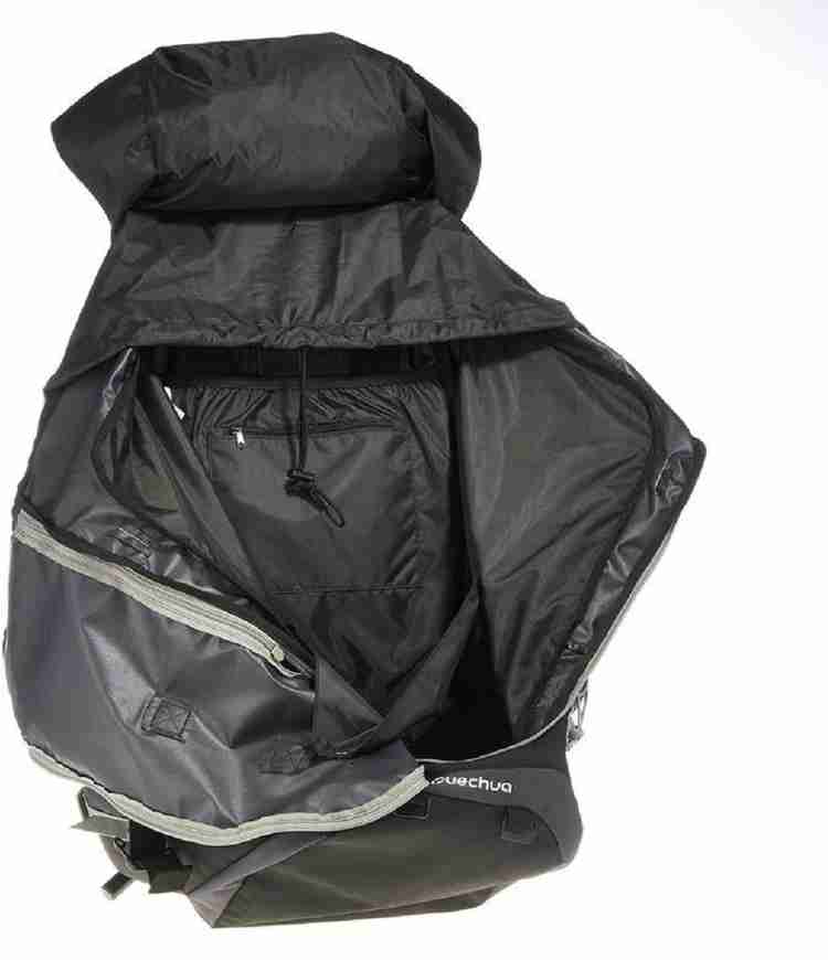 QUECHUA by Decathlon FORCLAZ 90L TRAVEL BACKPACK DARK GREY Rucksack 90 L DARK GREY Price in India Flipkart