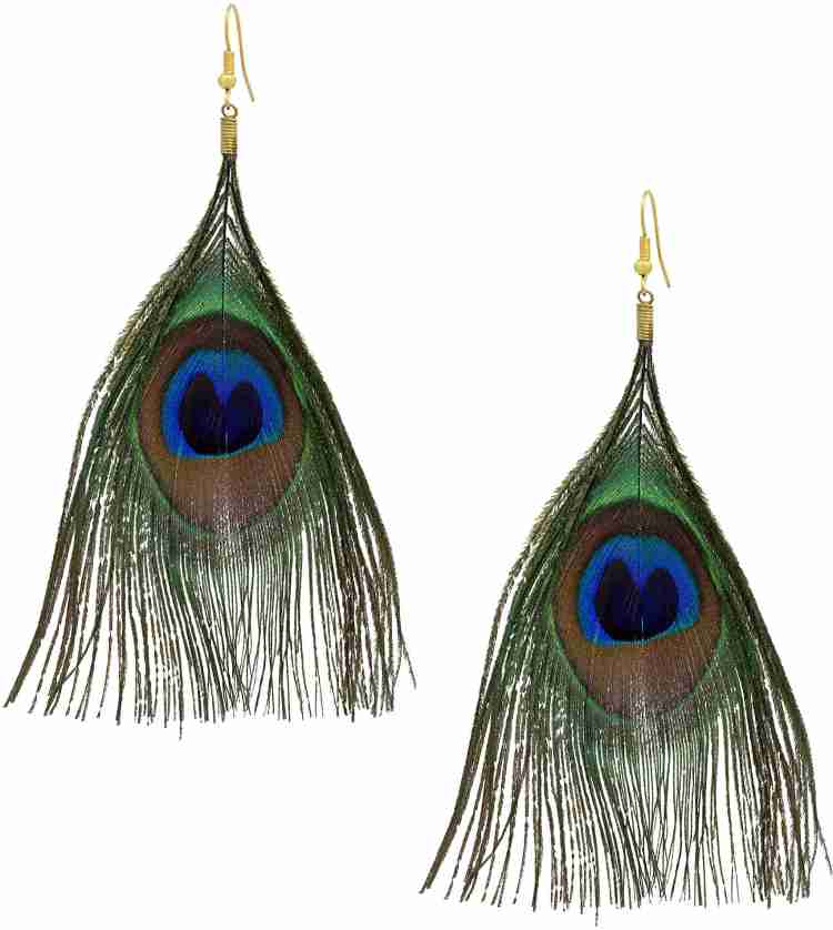 Feather earrings deals online flipkart