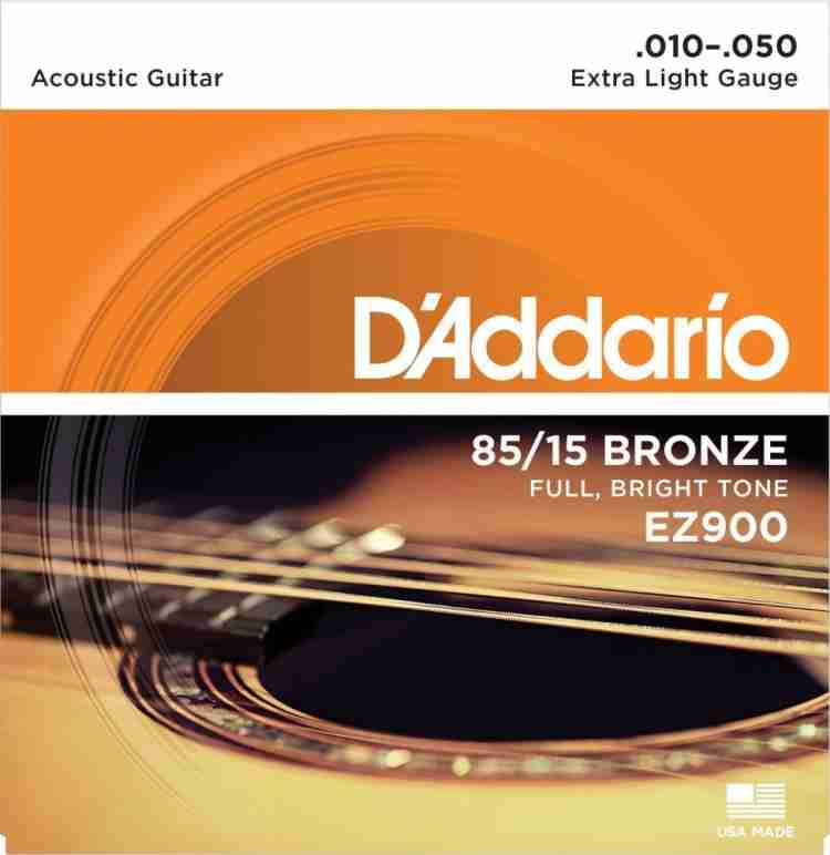 D Addario Bronze Acoustic Guitar Strings Stainless Steel Material