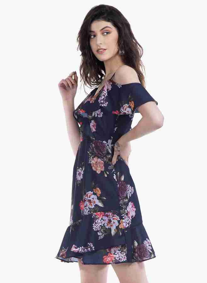 FABALLEY Women Ruffled Blue Dress Buy FABALLEY Women Ruffled Blue Dress Online at Best Prices in India Flipkart