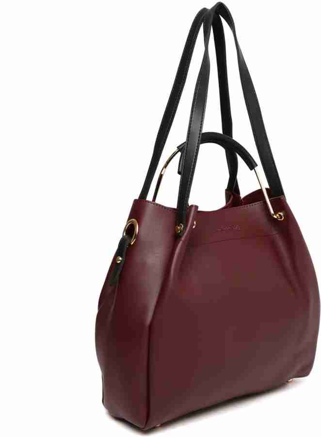 Buy Dressberry Women Maroon Shoulder Bag Burgundy Online Best Price in India Flipkart