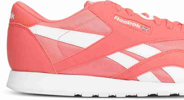 Reebok classic nylon mens pink on sale