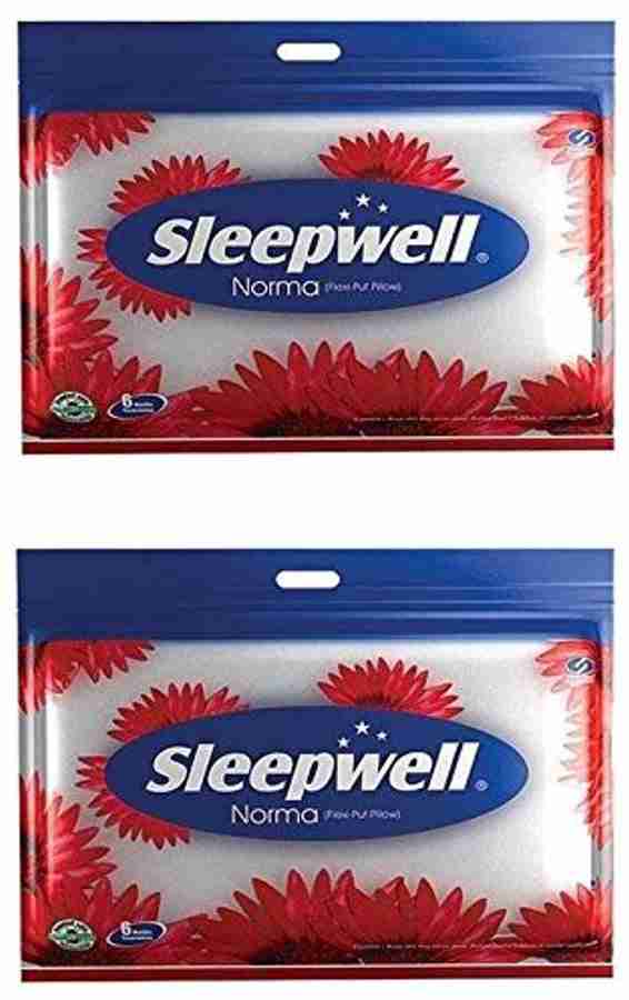 Sleepwell Cotton Puf Pillow Norma Flexi Bed Sleeping Pillow Pack