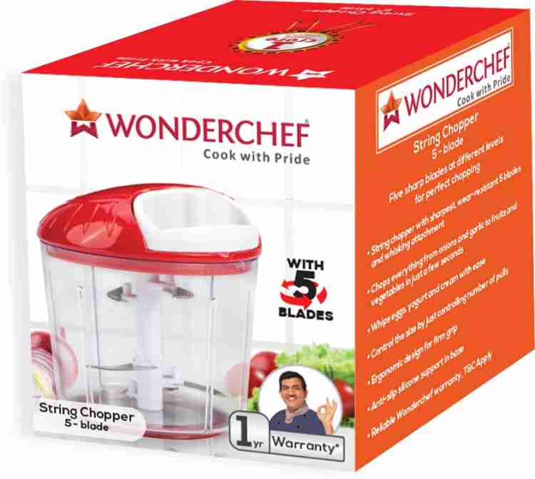 Buy Wonderchef Plastic 5 Blades String Vegetable & Fruits Chopper