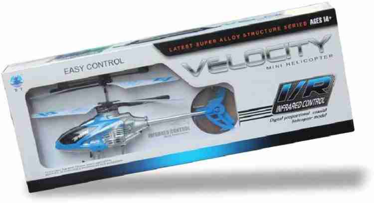AKSHAT VELOCITY MINI BLUE COLOR REMOTE CONTROL HELICOPTER FOR KIDS