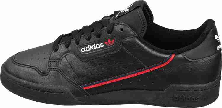 Mens adidas continental 80 black top