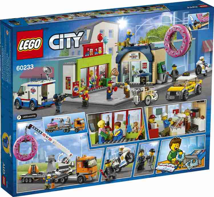 LEGO 60233 Donut shop opening 790Pcs 60233 Donut shop opening 790Pcs Buy 60233 Donut shop opening toys in India. shop for LEGO products in India. Flipkart