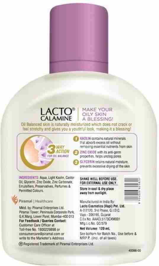 Lactocalamine Oil Balance Daily Face Lotion 30ml Each (Pack of 2) Price in  India - Buy Lactocalamine Oil Balance Daily Face Lotion 30ml Each (Pack of  2) online at