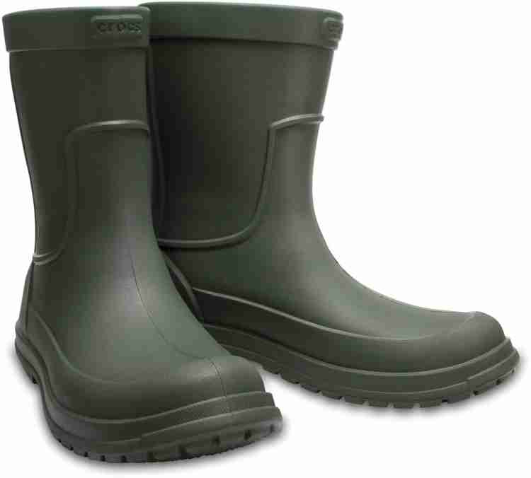 Croc rain 2025 boots mens