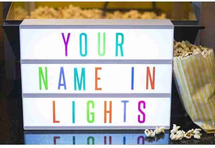 Color changing led sale light box target