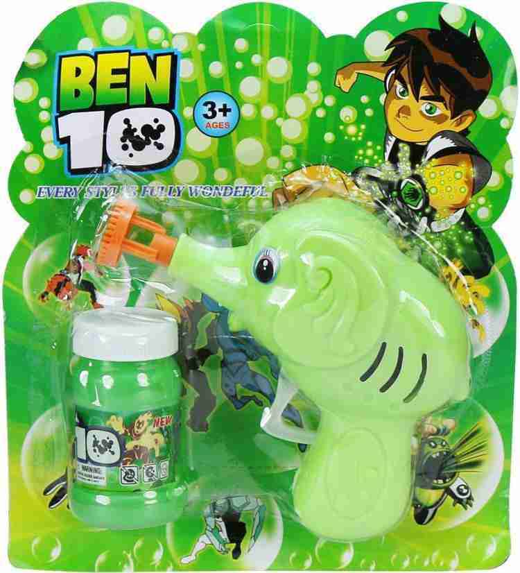 TinyTales Ben 10 Bubble Gun Elephant Hand Pressing Bubble Gun