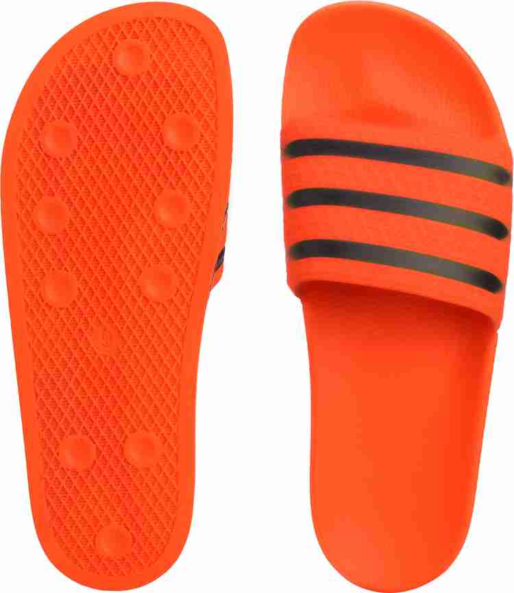 Orange adilette store slides
