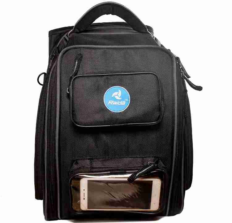 Raida GPS Series Magnetic Non Magnetic Tank Bag One side Grey Fabric Motorbike Saddlebag Price in India Buy Raida GPS Series Magnetic Non Magnetic Tank Bag One side Grey Fabric Motorbike Saddlebag onl...