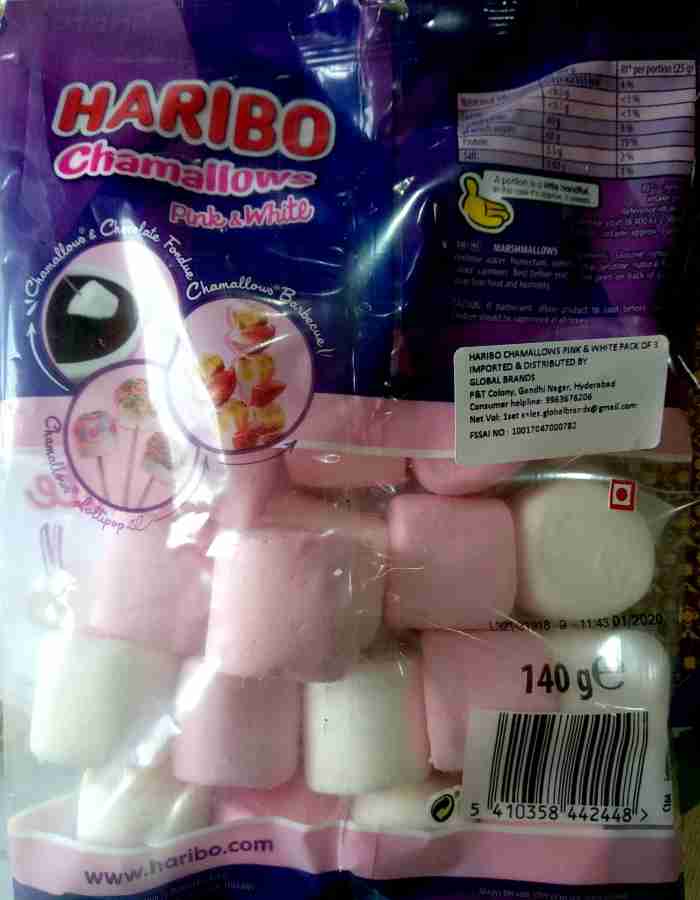 Haribo Mini Marshmallows Sweets All White Marsh India