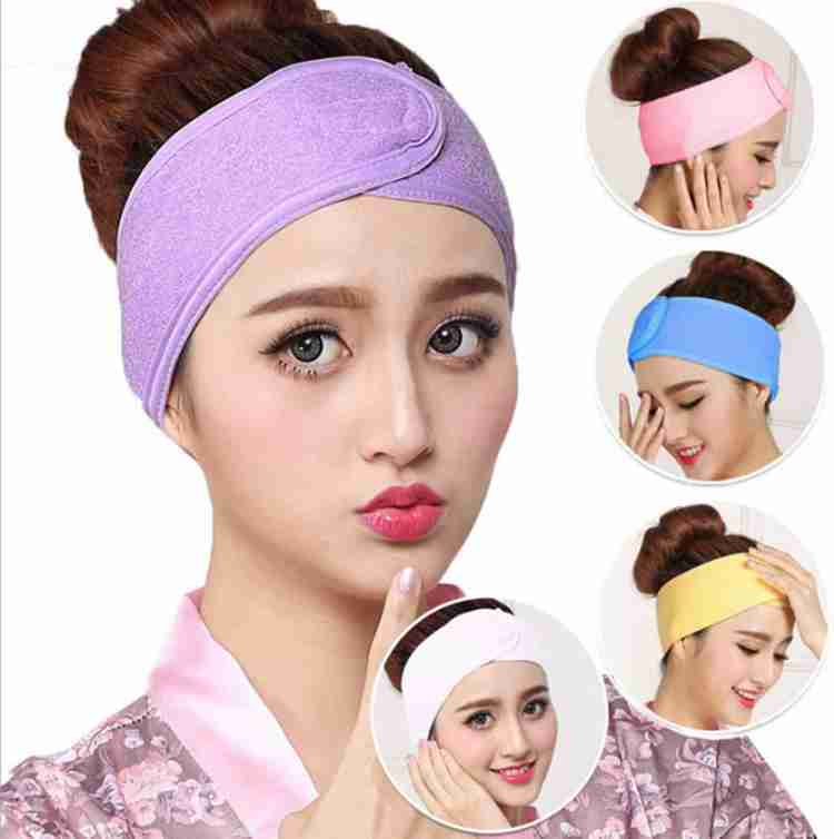 IYAAN Set Of 2 Facial Headbands For Hair Bands For Salon And