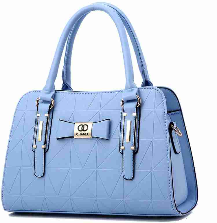 Buy OHANEL Women Blue Hand held Bag Sky Blue Online Best Price