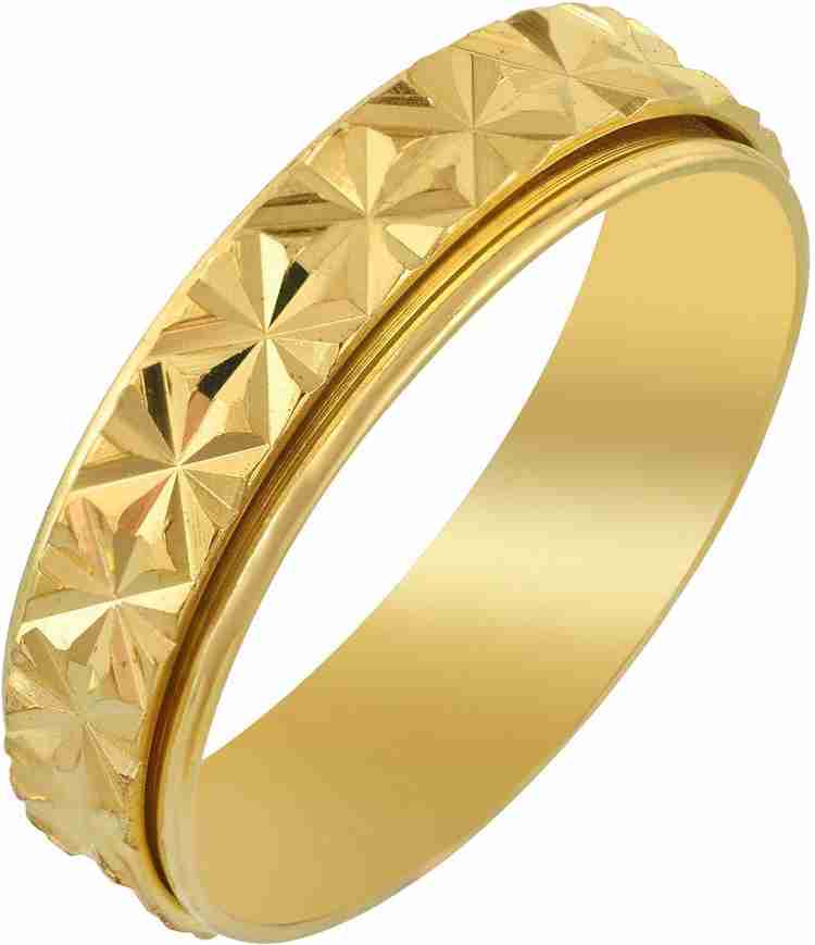 memoir Gold Plated Nick Work Shiny Finger Band challa Fashion Finger Ring Men Women Brass Gold Plated Ring Price in India Buy memoir Gold Plated Nick Work Shiny Finger Band challa