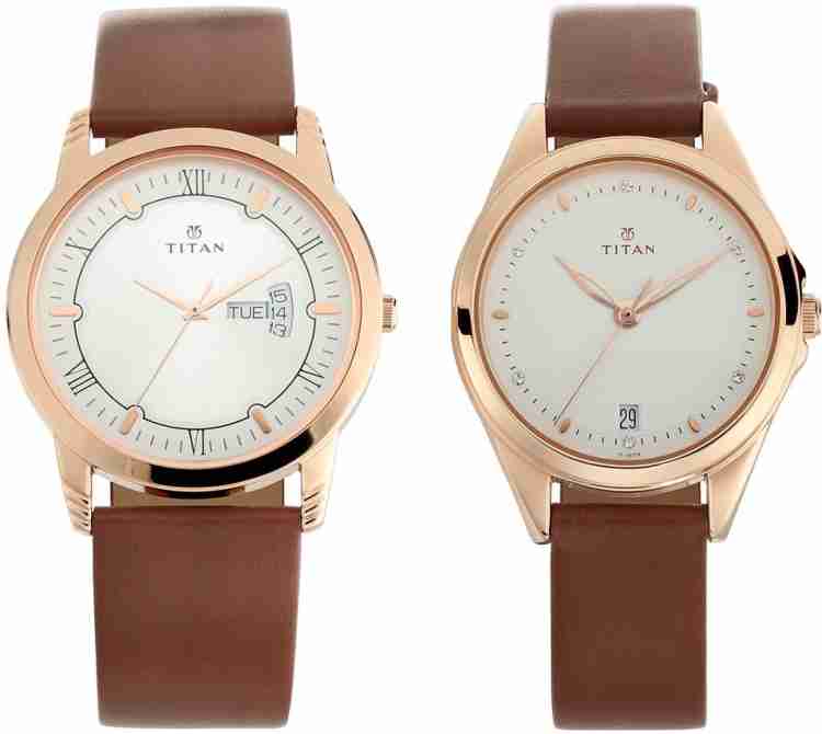 Titan pair watches on sale flipkart