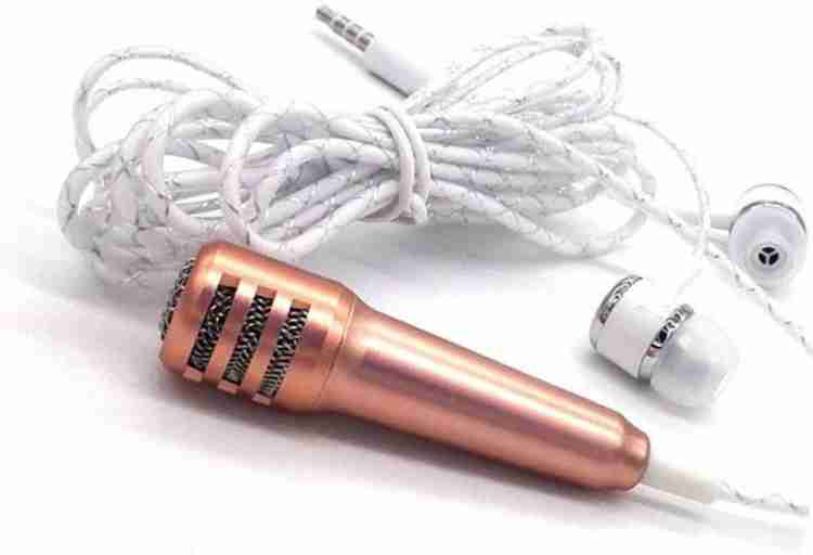 NIRUM Mini Karaoke Mic with Earphone Attached H Microphone - NIRUM 