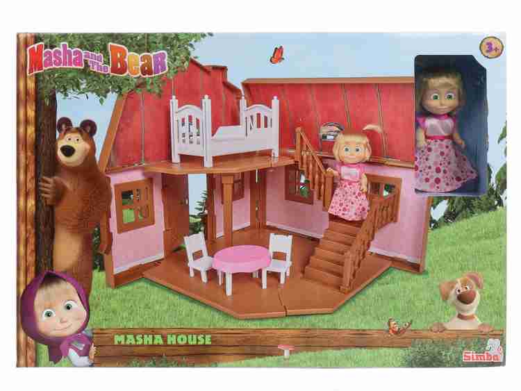 SIMBA Masha and The Bear House 2 Floors Foldable Toy for kids Masha and The Bear House 2 Floors Foldable Toy for kids Buy Masha and The Bear House toys